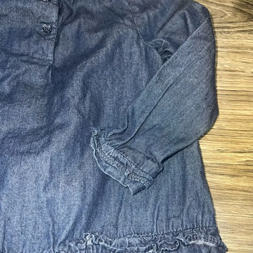 Peter Pan Collar Denim Dress by Gap Baby